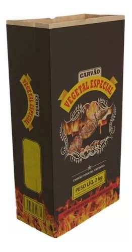 Embalagem Saco P Carvão Vegetal Especial 2kg 100und