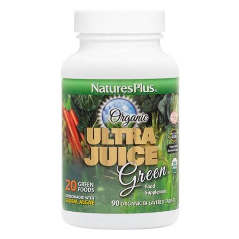 Natures Plus Ultra Juice Green Tablets Health Matters