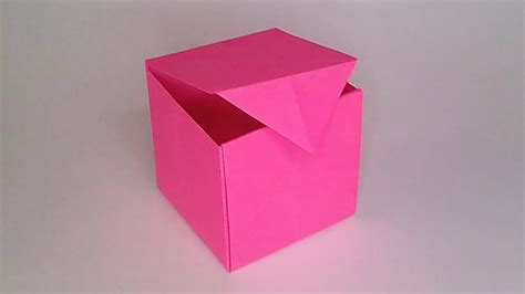 Cómo Hacer Una Caja De Papel Con Tapa FÁcil Origami Paso A Paso Youtube