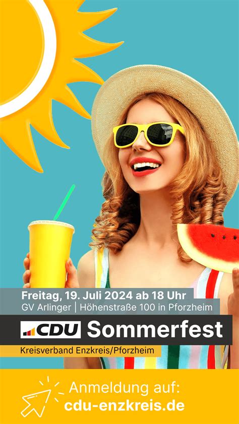 CDU Sommerfest 2024 CDU Kreisverband Enzkreis Pforzheim