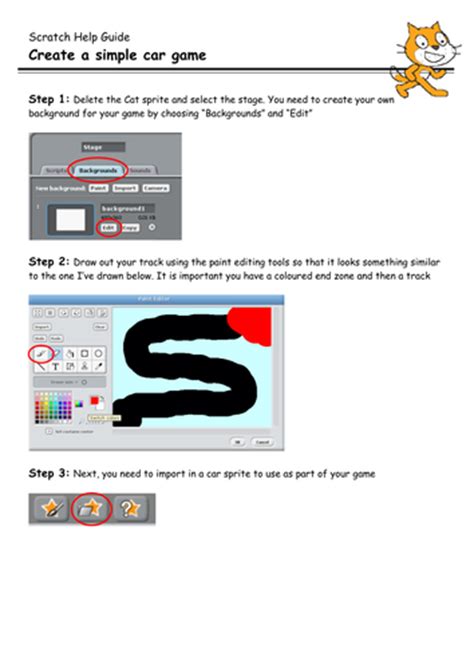 Scratch Step By Step Guides Teaching Resources