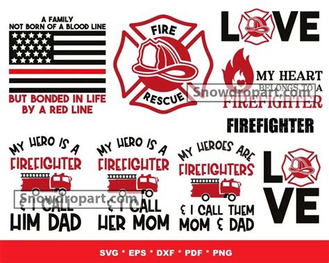 100 Firefighter Svg Bundle Fireman Svg Fire Department Svg