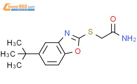 Tert Butyl Benzoxazol Yl Thioacetamide