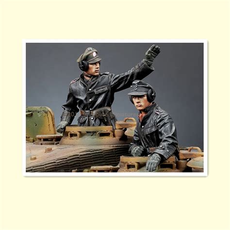 1 35 Modell Kit Harz Kit Kommandant Tucker 369 German Ss Wwii