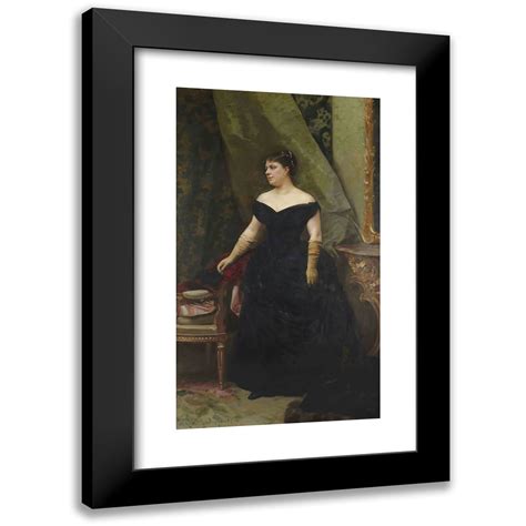 Raimundo De Madrazo Y Garreta 10x14 Black Modern Framed Museum Art Print Titled Portrait The