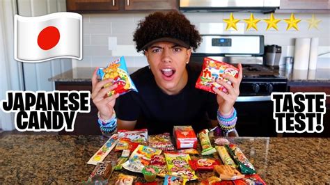 Trying Japanese Candy 🇯🇵🍭 Taste Test Derektrendz Youtube