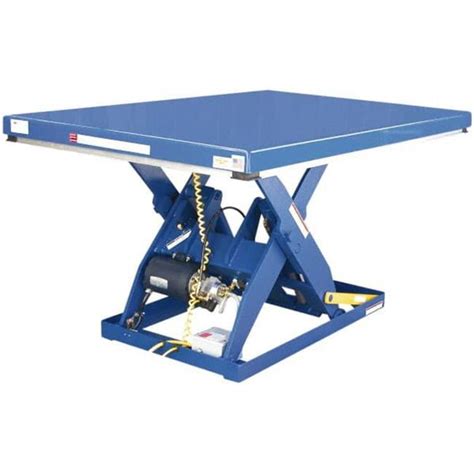 Vestil Manufacturing Ehlt 4896 2 55 48 X 96 In Electric Hydraulic Lift Table 2000 Lbs