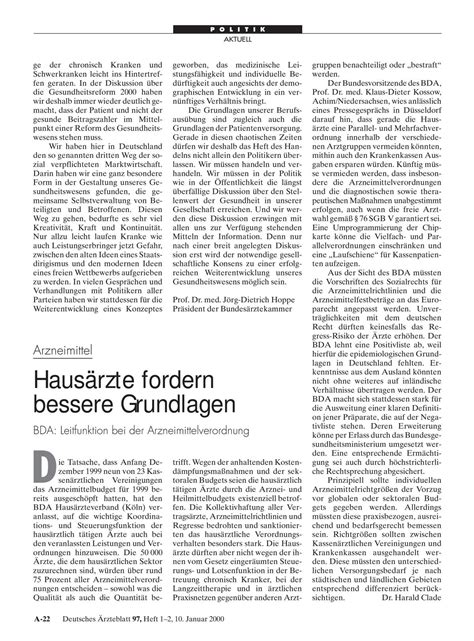 Arzneimittel: Hausärzte fordern bessere Grundlagen – Deutsches Ärzteblatt