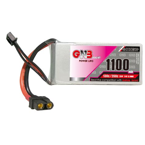 Gnb 1100mah 2s 130c Lipo Battery Hobbyrc Uk