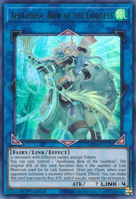 Apollousa Bow Of The Goddess Tin Of Lost Memories Yugioh