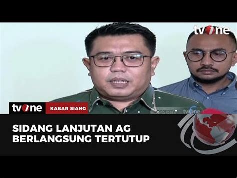 AG Kekasih Mario Dandy Dengarkan Tanggapan JPU Soal Eksepsi TvOne