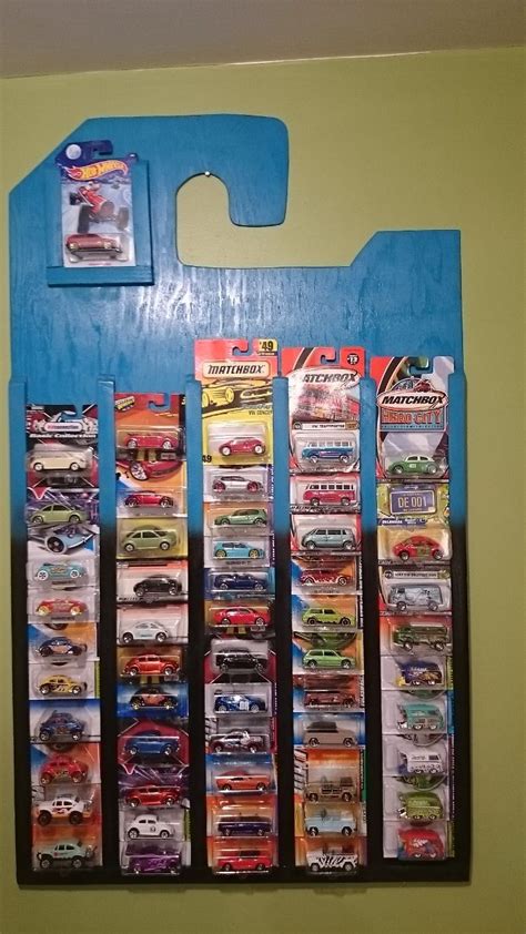 Coleccionador De Madera Para Hot Wheels En Mercado Libre