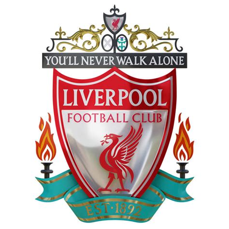 Liverpool Fc Crest 3d Model Cgtrader