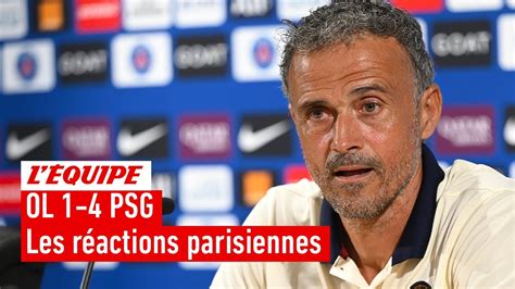 La Fiert De Luis Enrique L Quipe Du Psg Est Vraiment Unique