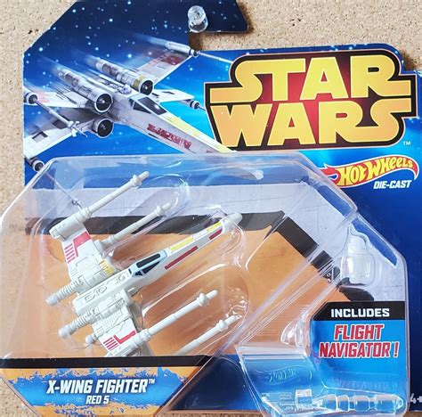 Hot Wheels Star Wars X Wing Fighter Red 5 Flight Navigator NEW ANH ESB