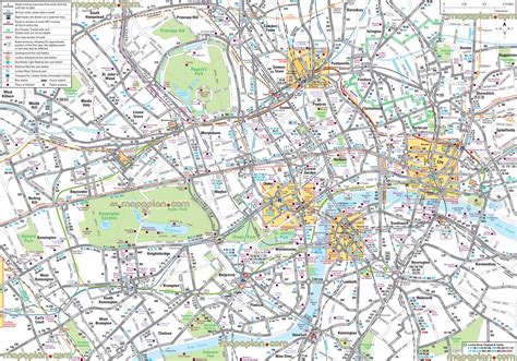 Map Of London England Tourist Attractions - Tourist Destination in the
