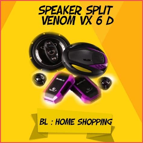 Jual Venom VX6D Venom VX6DW Speaker 2way Venom VX 6 D Speaker Venom