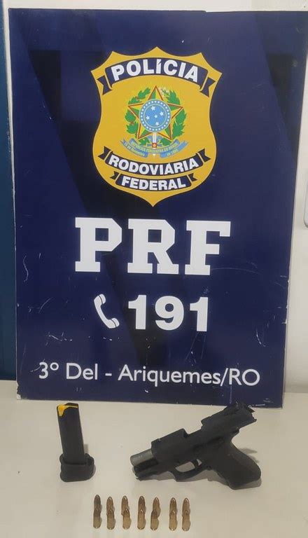 Em Ariquemes Prf Detém Homem Portando Arma De Fogo — Polícia