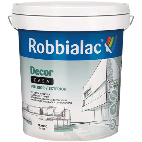 Tinta Interior Exterior Decor Casa Branco Mate Emb 15 Lts