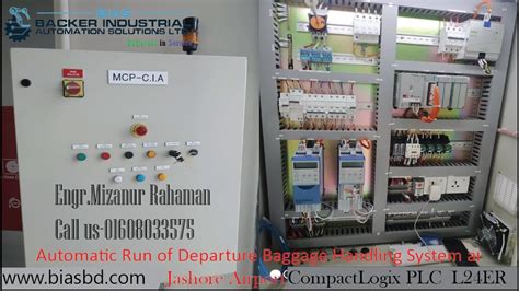 Mcp Overview Of Automatic Run Of Departure Baggage Handling System At