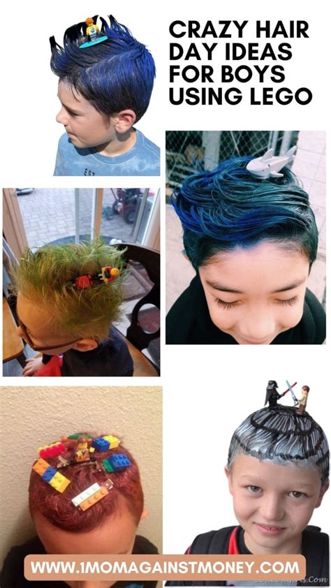 crazy hair day ideas  boys  lego artofit