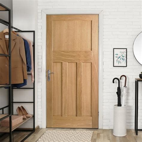 Lpd Internal Oak Unfinished Dx S Style P Fd Fire Door At Leader Doors