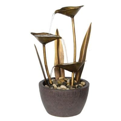 BECKETT Cascading Trio Fountain 7234110 The Home Depot Garden