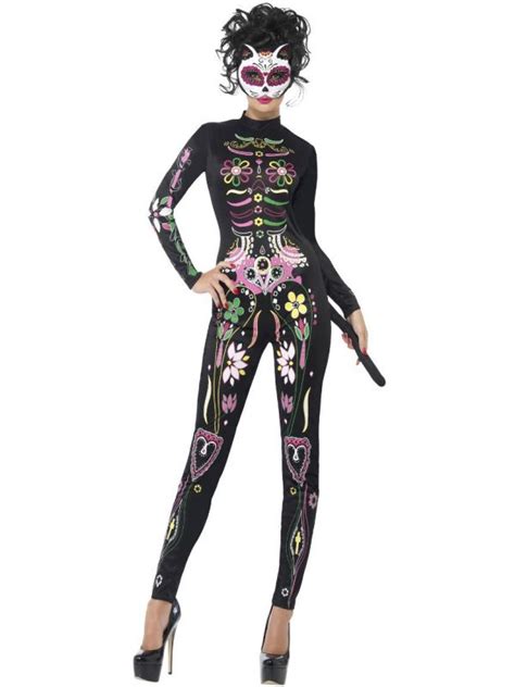 Dia De Los Muertos Skelet Catsuit Carnavalskleding Nl