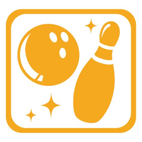 Bowling Kugel Und Pin Ausschnitt Symbol PNG Und SVG Design Für T Shirts