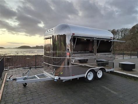 Airstream Mobile Kitchen Bar Food Truck Concession Catering Bbq Pizza