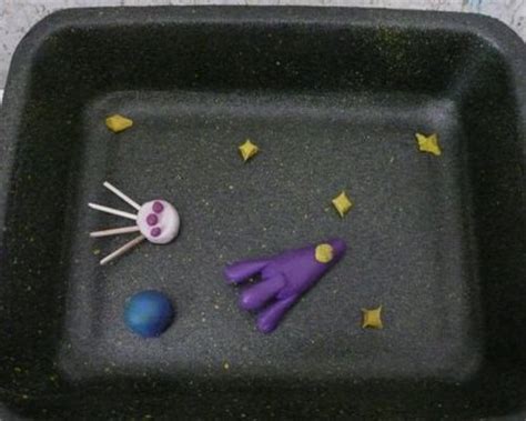 Ракета из пластилина