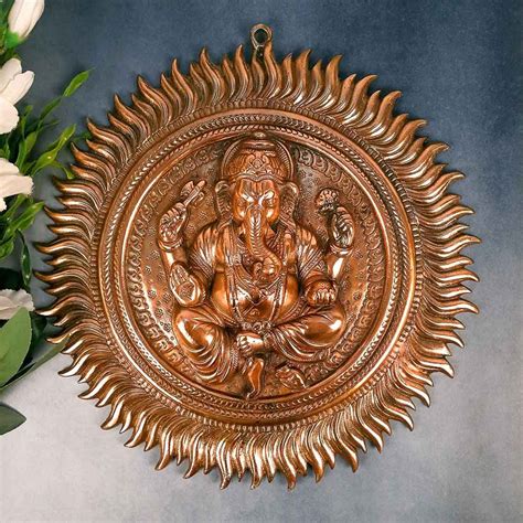 Ganesh Wall Hanging Lord Ganesha Wall Decor For Puja Home And Entrance