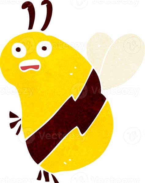 Funny Cartoon Bee 45283358 Png