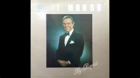 Matt Monro If I Never Sing Another Song 1977 Youtube