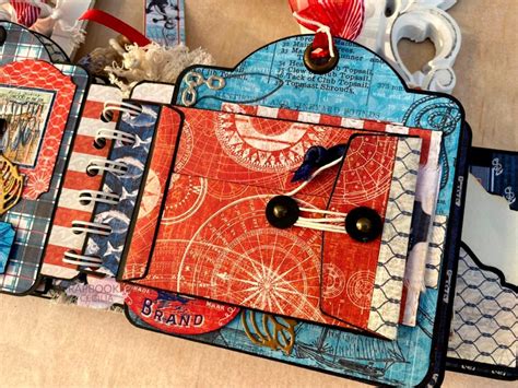 Tag Mini Album Tutorial Graphic 45 Catch Of The Day Scrapbooking Cecilia Summer Album Pdf With