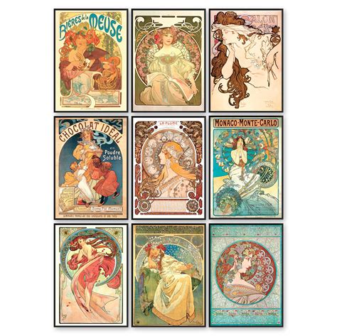 97 Decor Alphonse Mucha Art Print Art Nouveau Decor Alfons Mucha