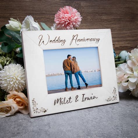 custom photo frame personalized picture frame wooden frame etsy