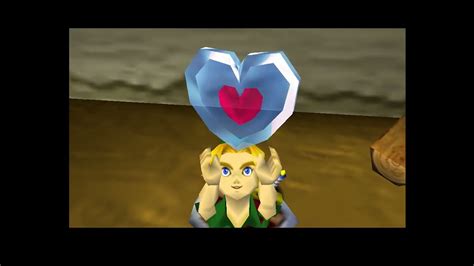 Legend Of Zelda Majoras Mask Swordsmans School Heart Piece Youtube