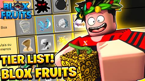 Tier List Das Melhores Frutas Do Blox Fruits Minha Opini O Drunk