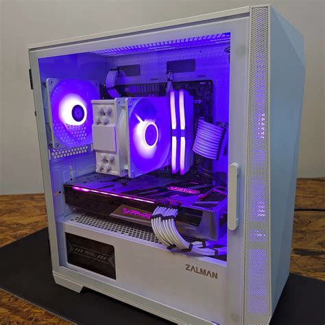 White RGB Mid-Range Gaming PC - Rx 5700xt, Ryzen 5 2600x, Micro ATX | Jawa