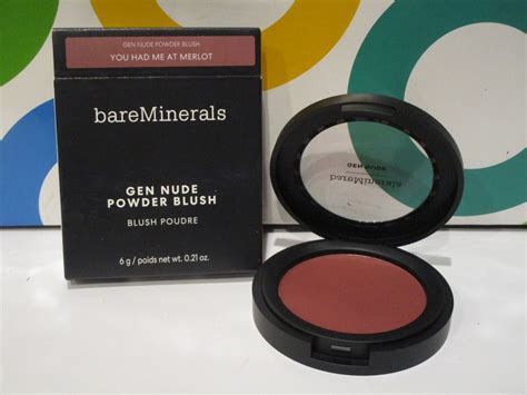 Bare Minerals Gen Nude Powder Blush You Had Me At Merlot Oz