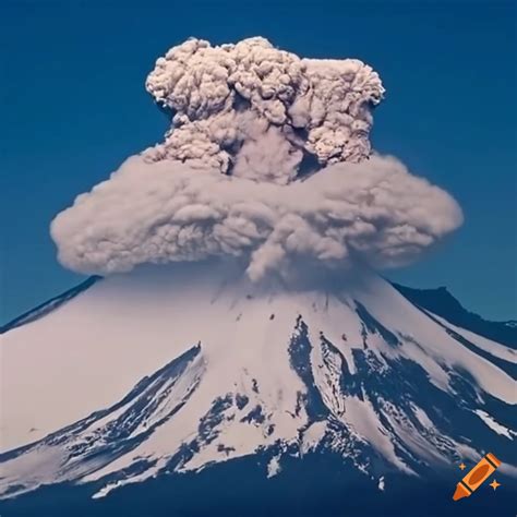 Eruption Of Mount Hood In Oregon On Craiyon