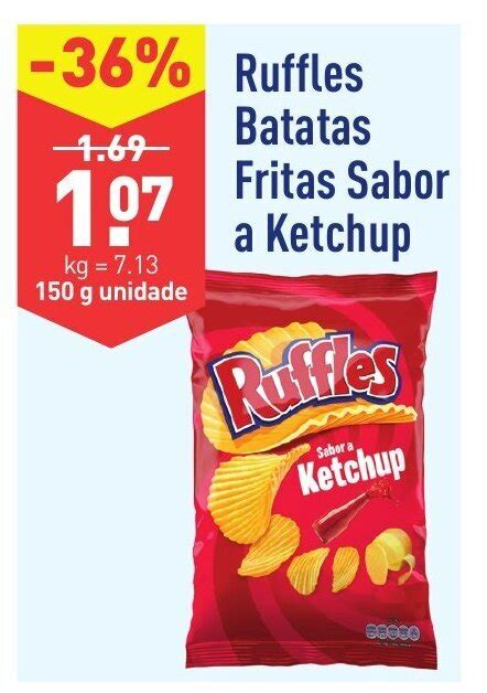 Promoção Ruffles Batatas Firtas Sabor A Ketchup Em Aldi