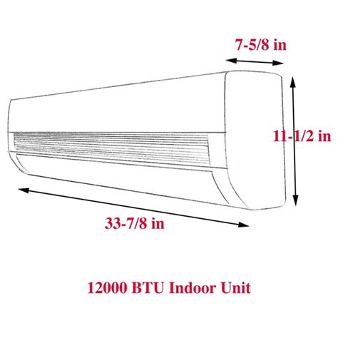 Aux Single Zone 12000 Btu 17 Seer Ductless Mini Split Air Conditioner