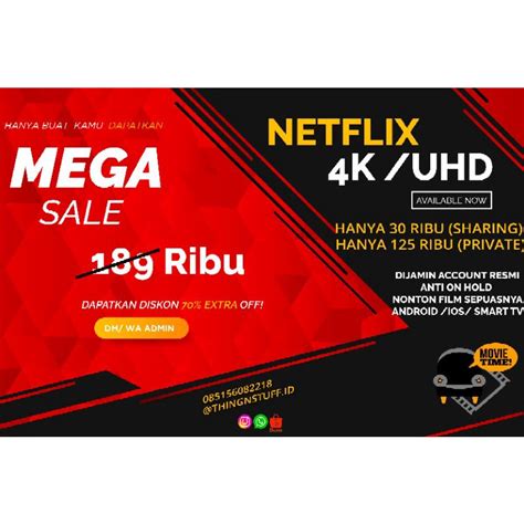 Jual NETFLIX NETFLIX PREMIUM AKUN AKUN NETFLIX PREMIUM NETFLIX 1