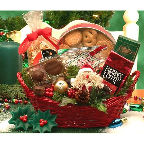 Festive Celebrations Gourmet Christmas Snacks T Basket