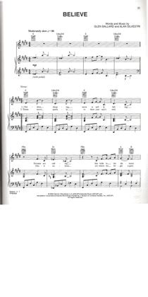 Believe - Josh Groban Free Piano Sheet Music PDF