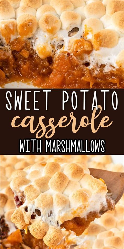 Sweet Potato Casserole With Marshmallows Easy Sweet Potato Recipes