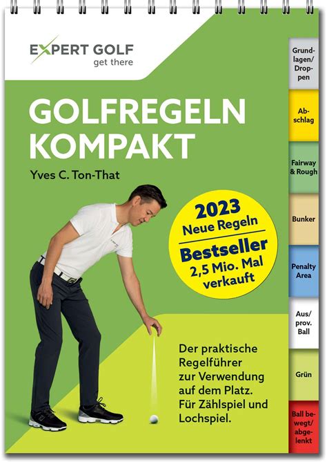 Golfregeln Kompakt Regelbuch Zum Mitnehmen Auf Den Golfplatz