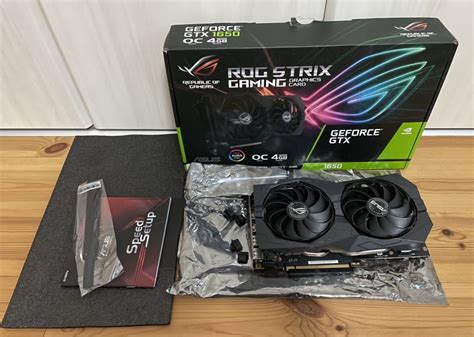 Yahoo オークション Asus Gtx1650 Ddr6 4g Rog Strix Gtx1650 O4gd6